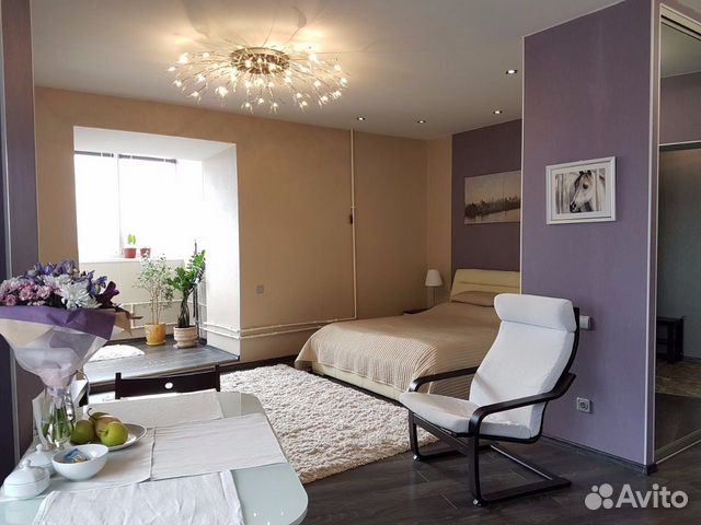 

Квартира-студия, 42 м², 2 кровати