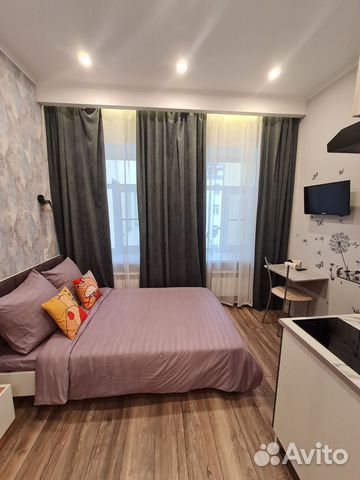 

Квартира-студия, 17 м², 1 кровать