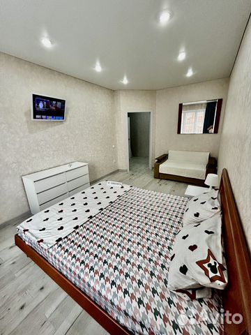 

1-к. квартира, 45 м², 2 кровати