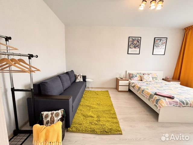 

1-к. квартира, 45 м², 2 кровати