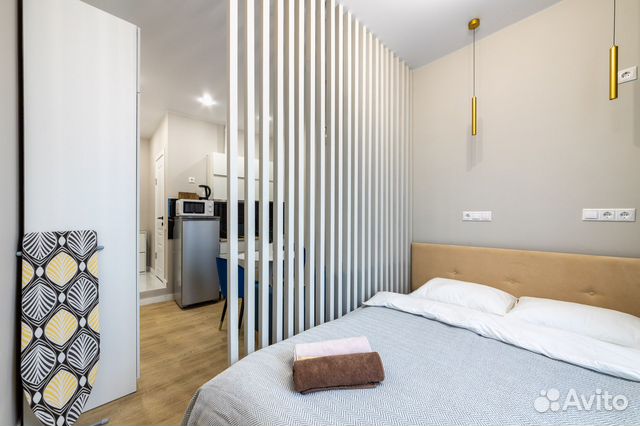 

Квартира-студия, 18 м², 2 кровати