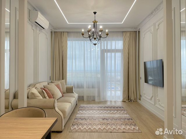 

1-к. квартира в апарт-отеле, 56 м², 3 кровати