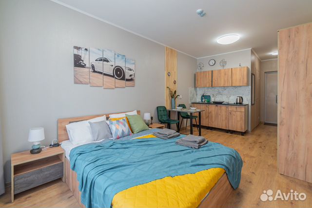 

Квартира-студия, 25 м², 1 кровать