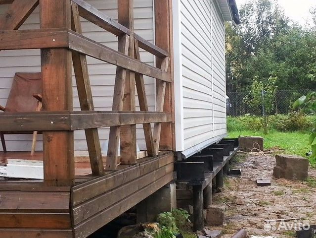 Заменить фундамент-Поднять-Перенести дом