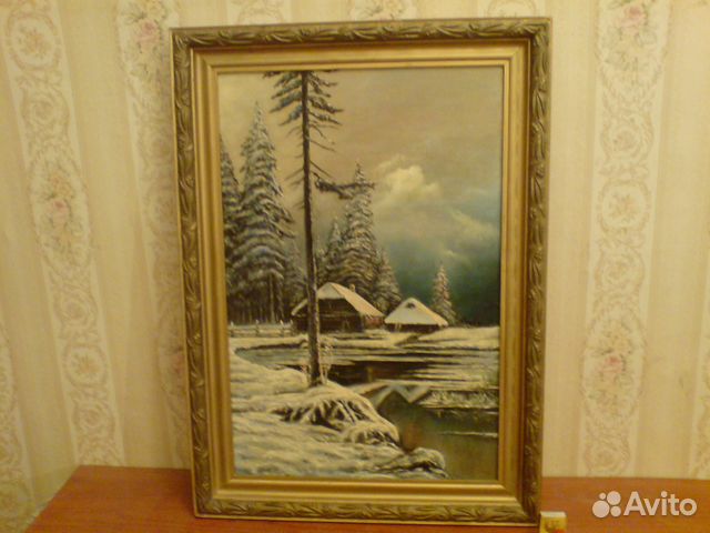 Картины, масло, холст. 8 шт