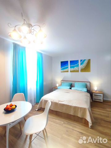 

Квартира-студия, 25 м², 2 кровати