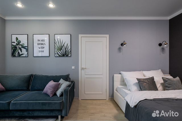 

1-к. квартира, 49 м², 2 кровати