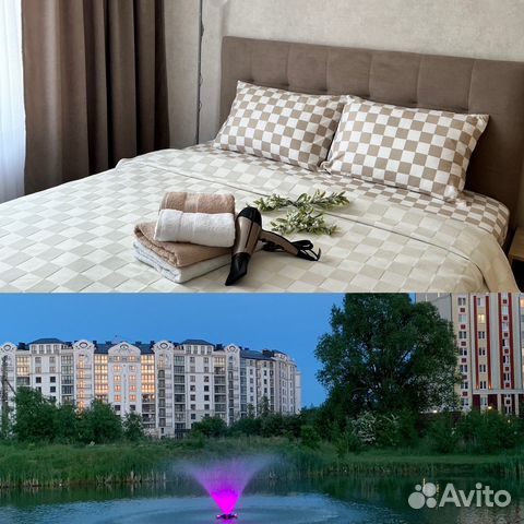 

1-к. квартира, 42 м², 2 кровати