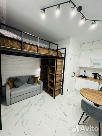 

Квартира-студия, 14 м², 2 кровати