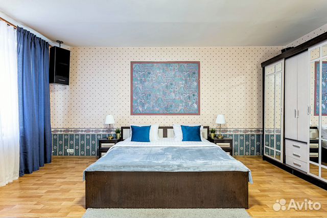 

1-к. квартира, 45 м², 2 кровати