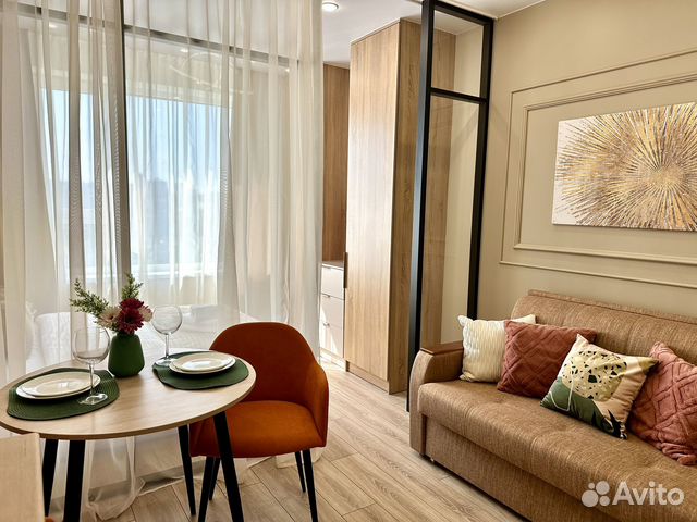 

Квартира-студия, 27 м², 1 кровать