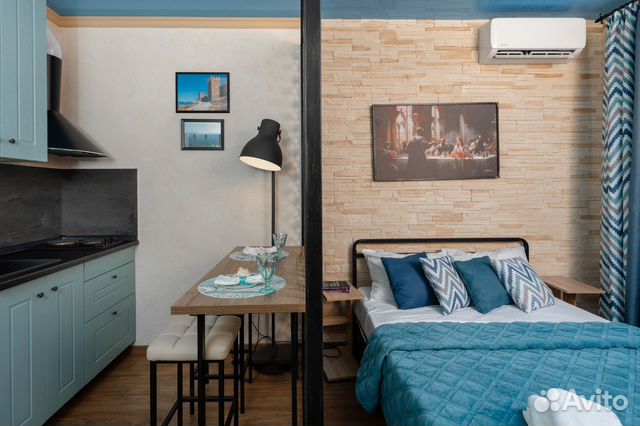 

Квартира-студия, 25 м², 1 кровать
