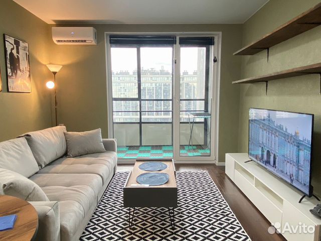

1-к. квартира, 45 м², 2 кровати