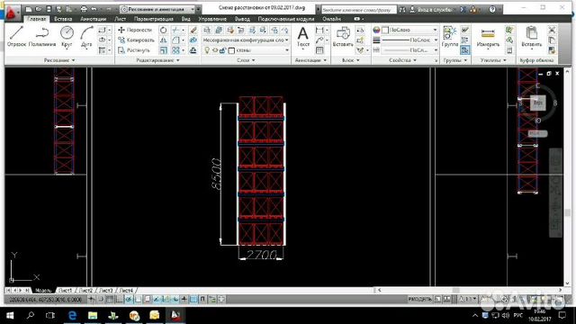 Проектировка стеллажей складских