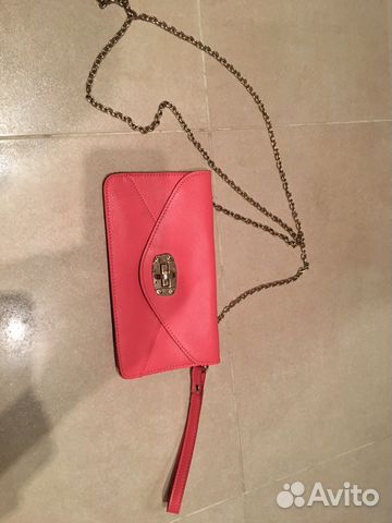 Розовый клатч натуральная кожа Розовый клатч натуральная кожа