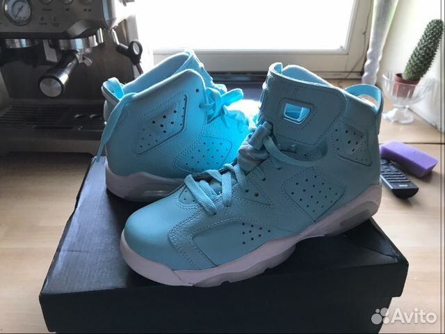 Кроссовки Air Jordan 6 Still Blue Кроссовки Air Jordan 6 Still Blue
