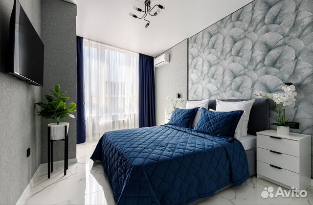 

1-к. квартира, 45 м², 2 кровати