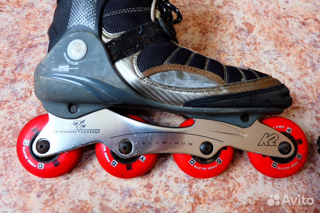 Коньки роликовые К2 р 46 колеса 80 мм Коньки роликовые К2 р 46 колеса 80 мм