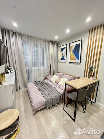 

Квартира-студия, 22 м², 1 кровать