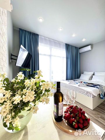 

Квартира-студия, 30 м², 2 кровати