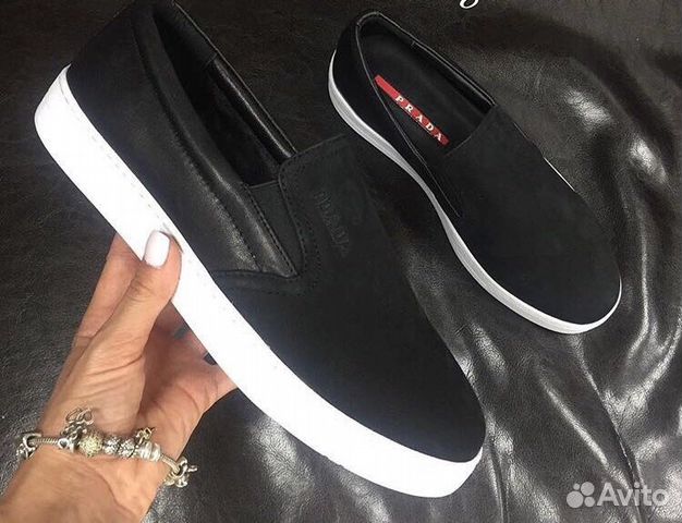 Слипоны Prada