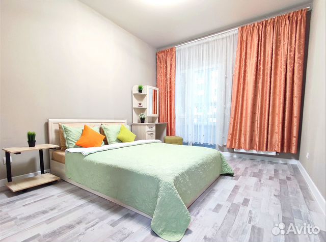 

1-к. квартира, 39,1 м², 2 кровати