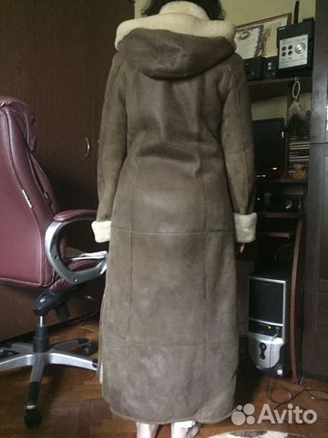 Натуральная дублёнка р. 46