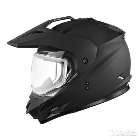 Снегоходный кроссовый шлем SOL SS-1 с дв. стеклом
