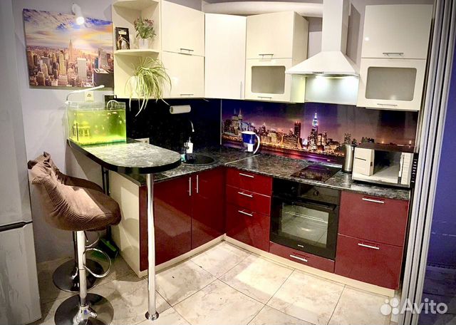 

1-к. квартира, 31 м², 2 кровати