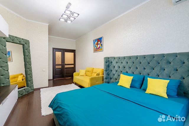 

1-к. квартира, 42 м², 2 кровати