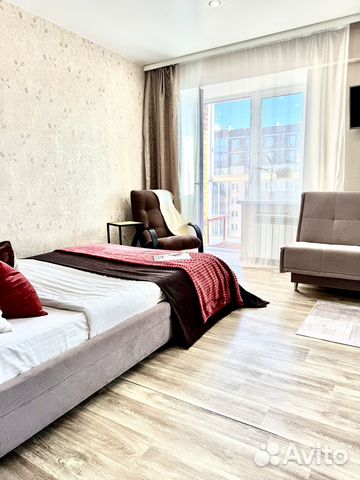 

Квартира-студия, 38 м², 2 кровати