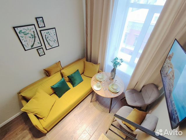 

Квартира-студия, 20 м², 2 кровати