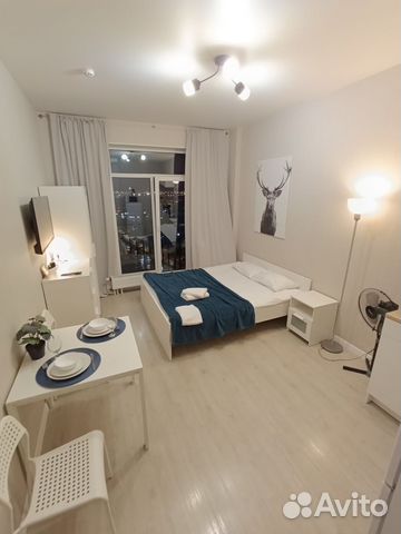 

Квартира-студия, 25 м², 2 кровати