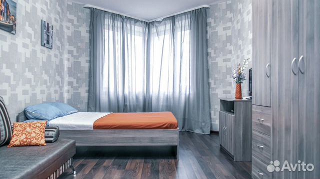 

1-к. квартира, 43 м², 2 кровати