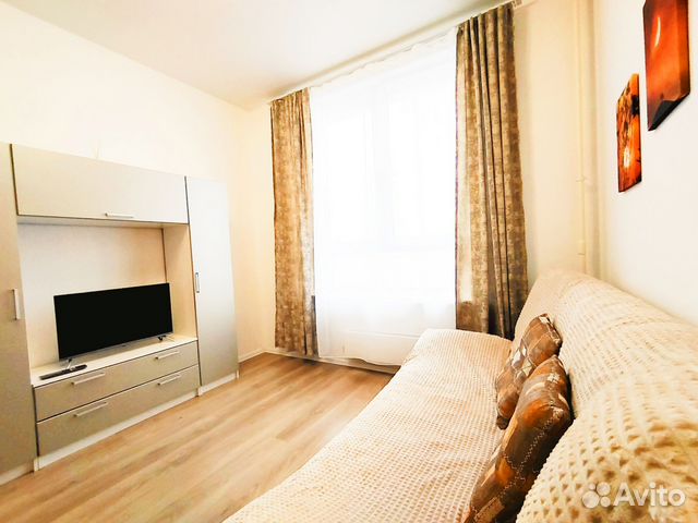 

1-к. квартира, 38 м², 2 кровати