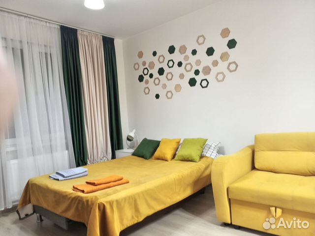 

Квартира-студия, 23 м², 2 кровати