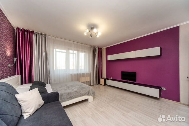 

1-к. квартира, 41 м², 2 кровати