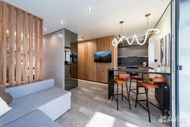 

Квартира-студия, 40 м², 2 кровати