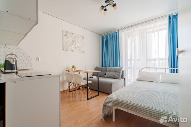 

Квартира-студия, 19 м², 2 кровати