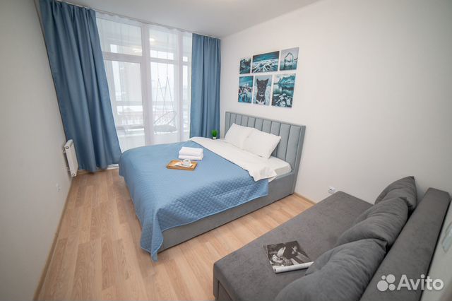 

1-к. квартира, 45 м², 3 кровати