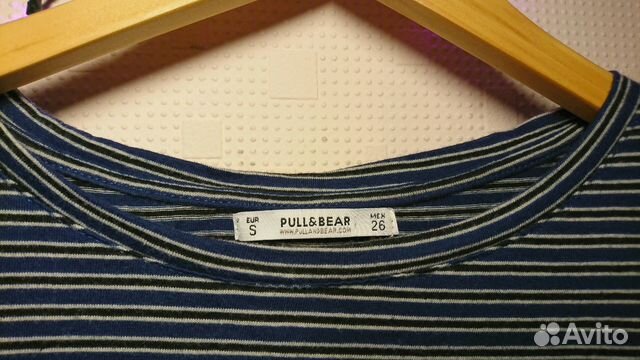 Футболка PullBear женская полосатая Футболка PullBear женская полосатая