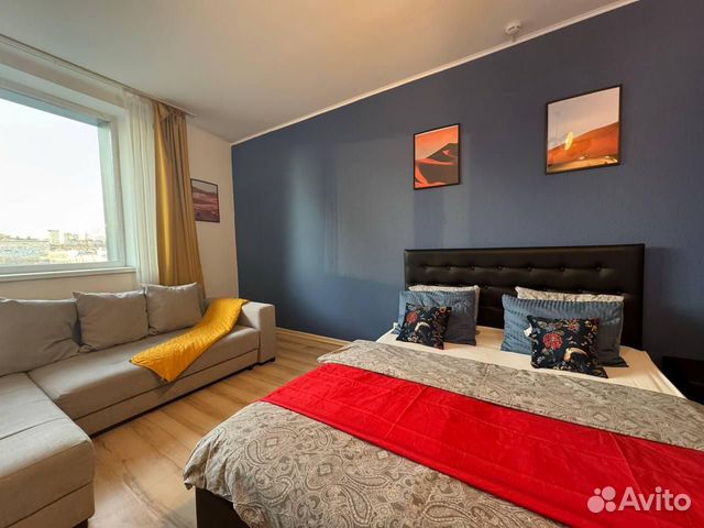 

Квартира-студия, 35 м², 2 кровати