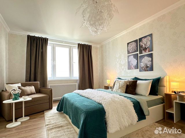 

1-к. квартира, 47 м², 2 кровати
