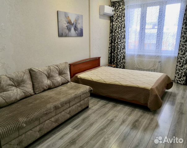 

1-к. квартира, 44 м², 3 кровати