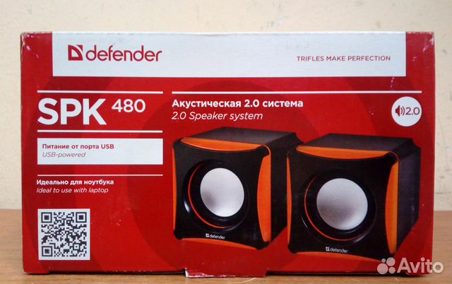Акустические системы 2.0 Defender SPK-480