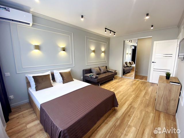 

1-к. квартира, 43 м², 2 кровати