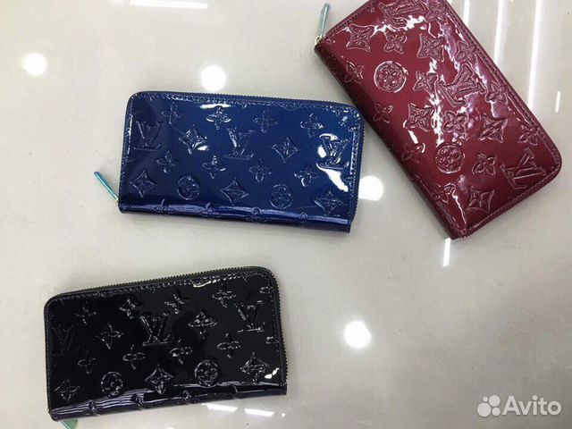 Кошелек Louis Vuitton лак портмоне LV