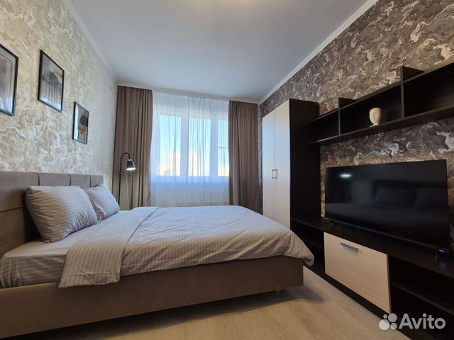 

1-к. квартира, 44 м², 2 кровати