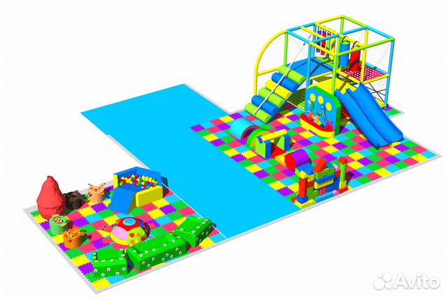 Мягкая игровая площадка 28 м2 для кафе