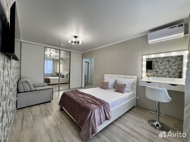 

1-к. квартира, 44 м², 2 кровати